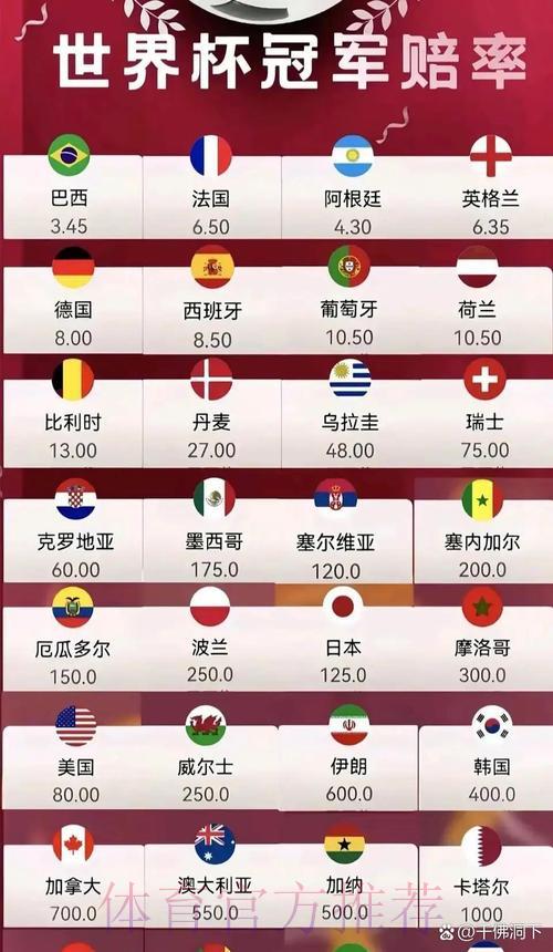 2026世界杯投注热门赔率全面解析